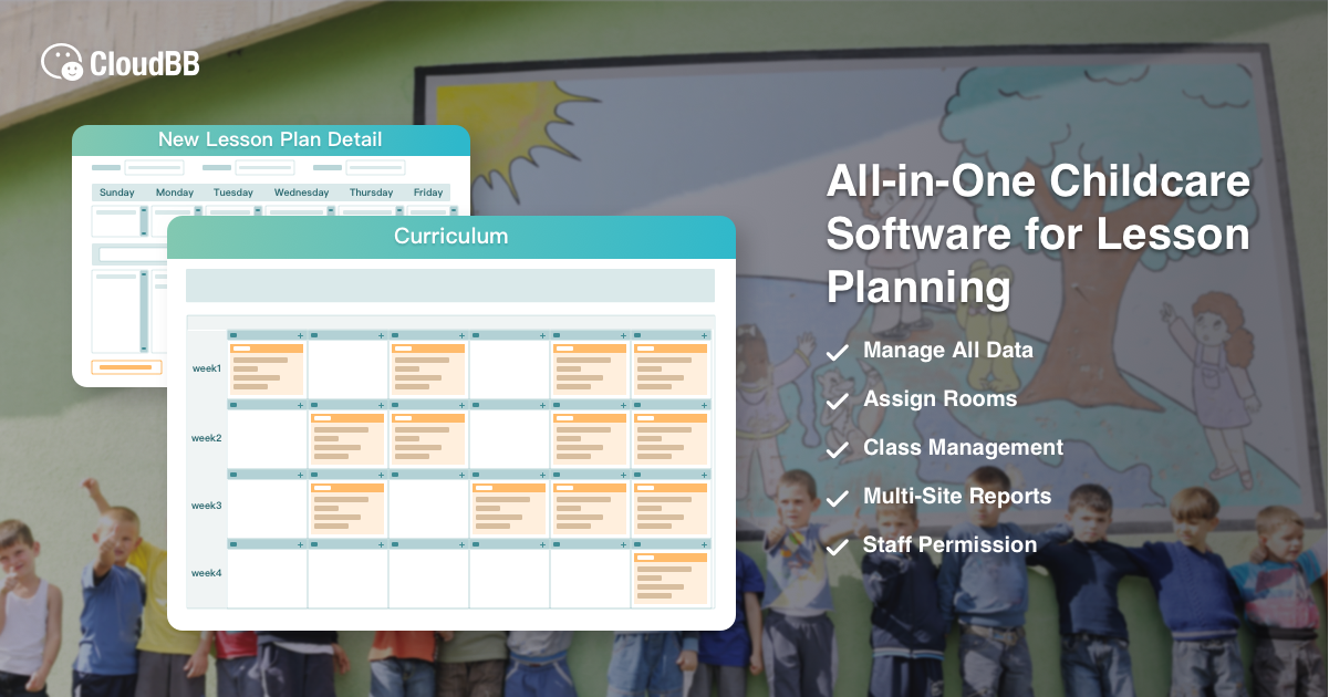 All-in-One Childcare Software for Lesson Planning